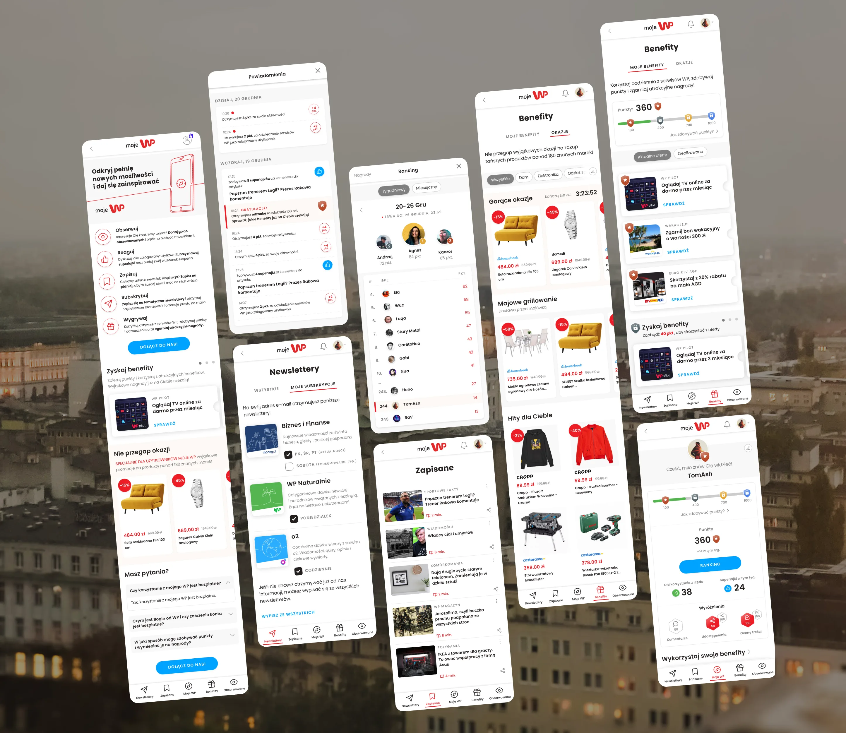 How a Polish media giant launched a new user app for engagement and retention – final design screens